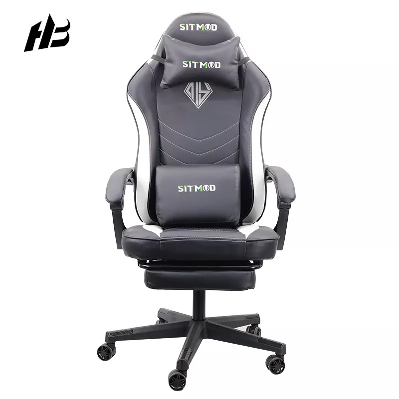 ตัวอย่างฟรี Rgb Ergonomic หมุนเก้าอี้เล่นเกมหนัง Pu คอมพิวเตอร์ Gaming พนักพิงเก้าอี้สำนักงาน